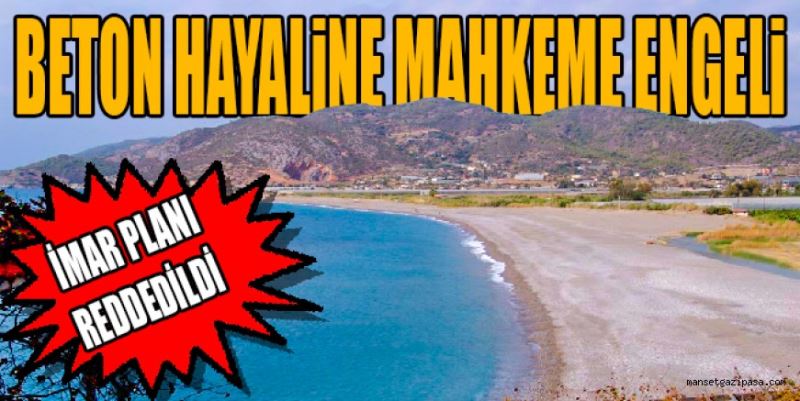 BETON PLANINA  MAHKEME ENGELİ