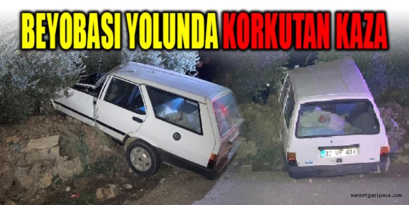 Beyobası yolunda kaza: 1 yaralı