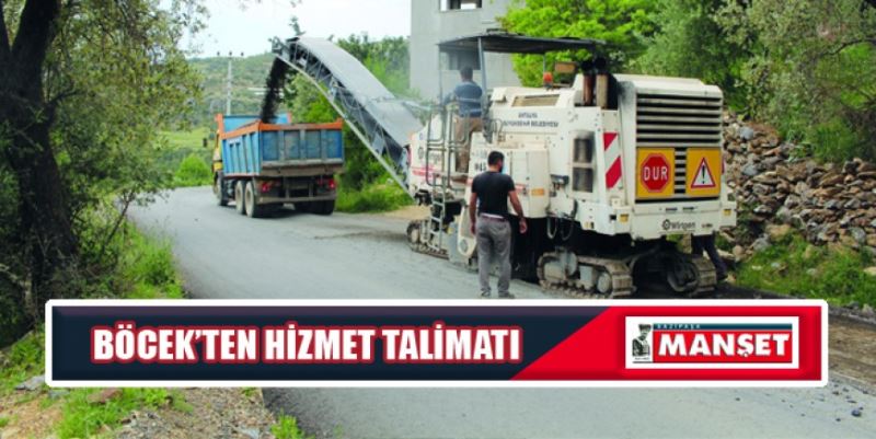 BÖCEK’TEN HİZMET TALİMATI