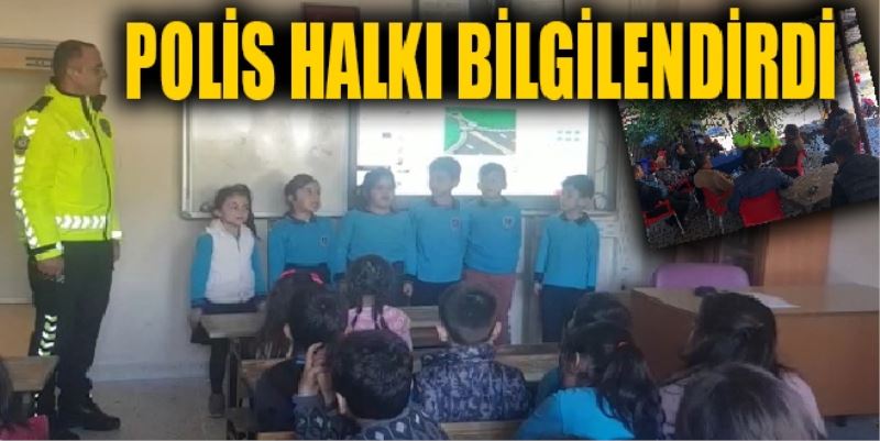 BÖLGE TRAFİK HALKI BİLGİLENDİRDİ