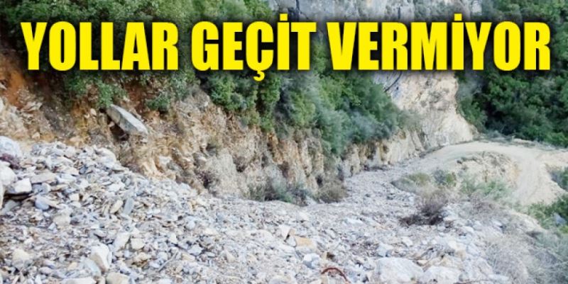 BOZUK YOL 27 GÜNDÜR GEÇİT VERMİYOR