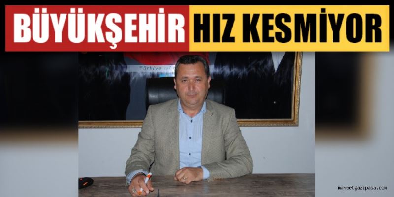 BÜYÜKŞEHİR HIZ KESMİYOR