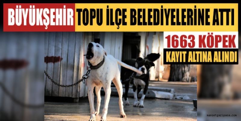 BÜYÜKŞEHİR TOPU İLÇE BELEDİYELERİNE ATTI