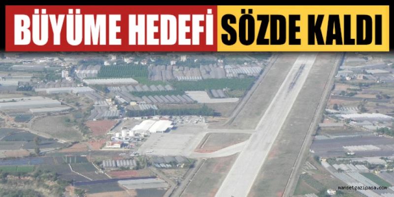 BÜYÜME HEDEFİ SÖZDE KALDI