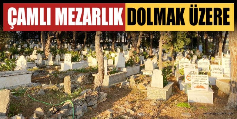 ÇAMLI MEZARLIK DOLMAK ÜZERE