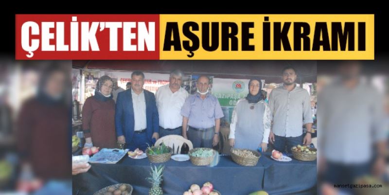 ÇELİK’TEN AŞURE İKRAMI