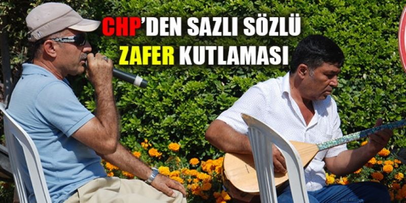 CHP’DEN SAZLI SÖZLÜ ALTERNATİF TÖREN