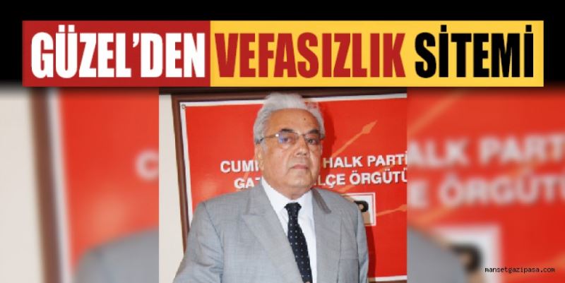 CHP’Lİ ESKİ BAŞKAN BELEDİYEYE VE CHP’YE SİTEM ETTİ