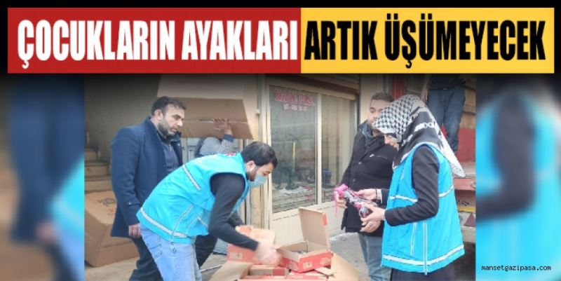 ÇOCUKLARIN AYAKLARI ARTIK ÜŞÜMEYECEK