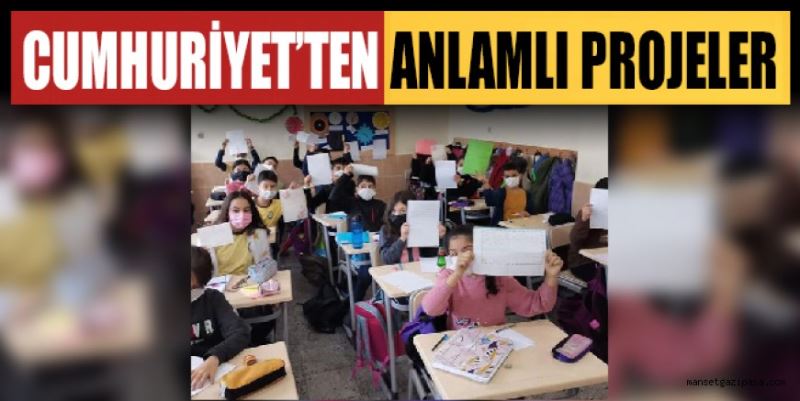 CUMHURİYET’TEN ANLAMLI PROJELER