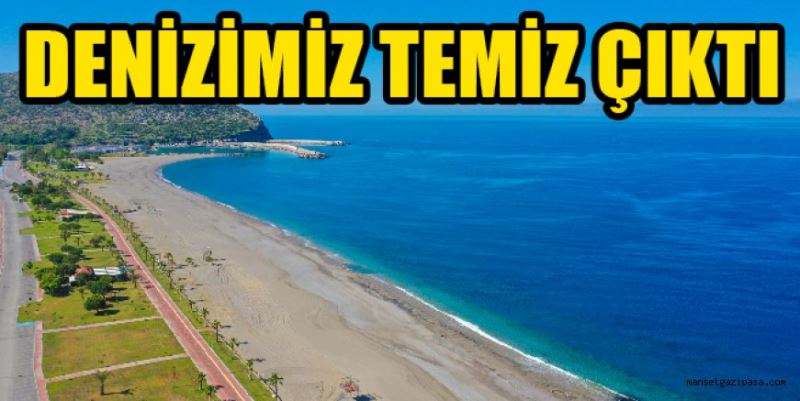 DENİZİMİZ TEMİZ ÇIKTI