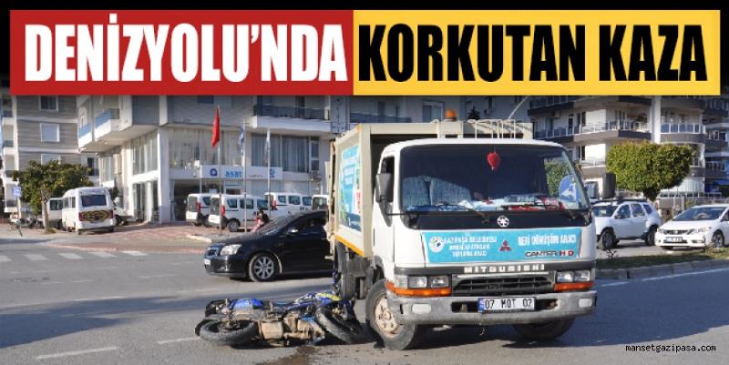 DENİZYOLU’NDA KORKUTAN KAZA