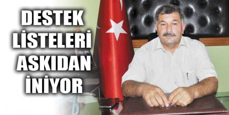 DESTEK LİSTELERİ  ASKIDAN İNİYOR