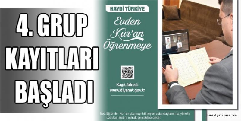 DÖRDÜNCÜ GRUP KAYITLARI BAŞLADI