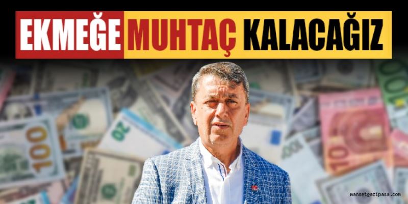 EKMAK ZAMMI VE DÖVİZ ARTIŞLARI HAKKINDA KONUŞAN CHP İLÇE BAŞKANI ÖMER GÜVEN: EKMEĞE MUHTAÇ KALACAĞIZ