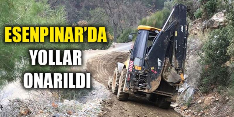 ESENPINAR’DA YOLLAR ONARILDI