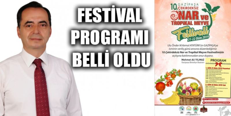 FESTİVAL PROGRAMI AÇIKLANDI