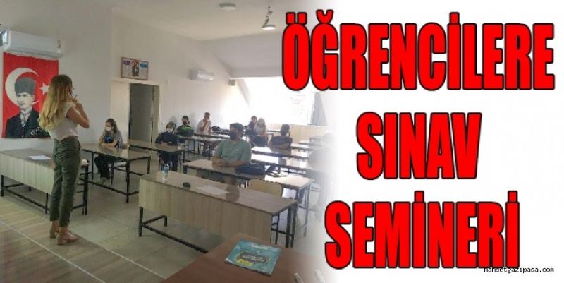 FİNAL ÖĞRENCİLERİNE SINAV SEMİNERİ