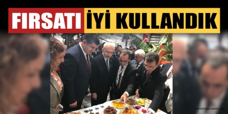 FIRSATI İYİ KULLANDIK