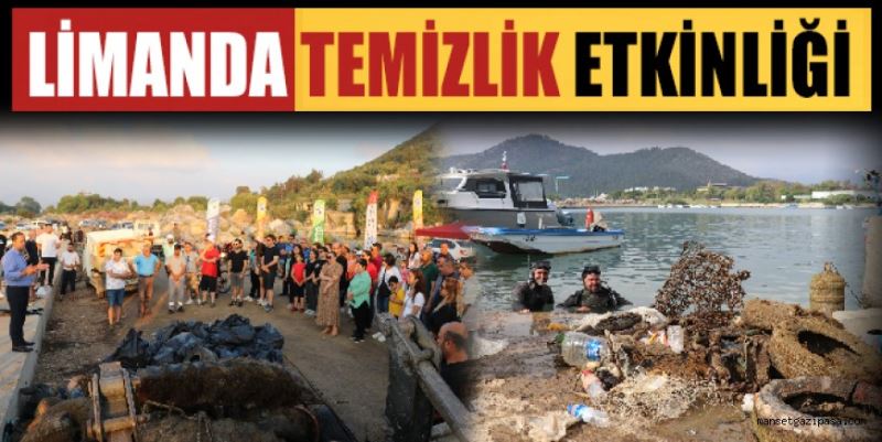 GAZİPAŞA BELEDİYESİ LİMAN TEMİZLİĞİ ETKİNLİĞİ DÜZENLEDİ