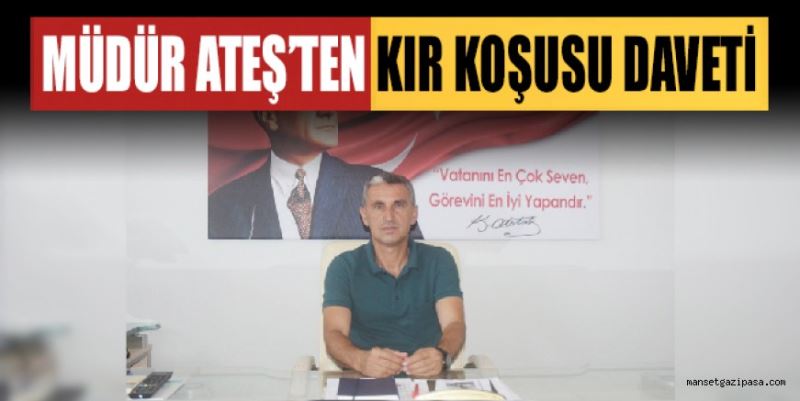 GAZİPAŞA’DA ATATÜRK KIR KOŞUSU DÜZENLENECEK