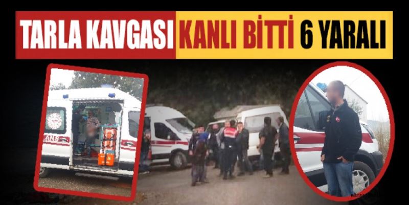 GAZİPAŞA’DA TARLA PAYLAŞIMI YÜZÜNDEN ÇIKAN KAVGADA AYNI SÜLALEDEN 1’İ AĞIR 6 KİŞİ YARALANDI