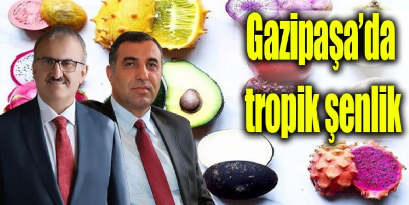 GAZİPAŞA’DA TROPİK ŞENLİK