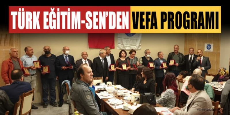 GAZİPAŞA’DA TÜRK EĞİTİM-SEN TARAFINDAN ‘24 KASIM VEFADIR’  TEMALI YEMEKLİ PROGRAM DÜZENLENDİ