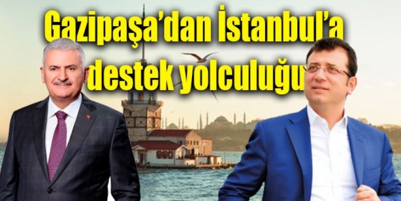 GAZİPAŞA’DAN DESTEK YOLCULUĞU