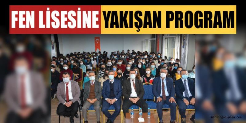 GAZİPAŞA FEN LİSESİ’NDE DÜZENLENEN KARİYER GÜNÜ’NE ÖNEMLİ İSİMLER KATILDI. ÖĞRENCİLERE MÜHENDİSLİK MESLEKLERİ HAKKINDA BİLGİ VERİLDİ