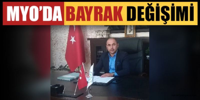 GAZİPAŞA MYO’DA BAYRAK DEĞİŞİMİ