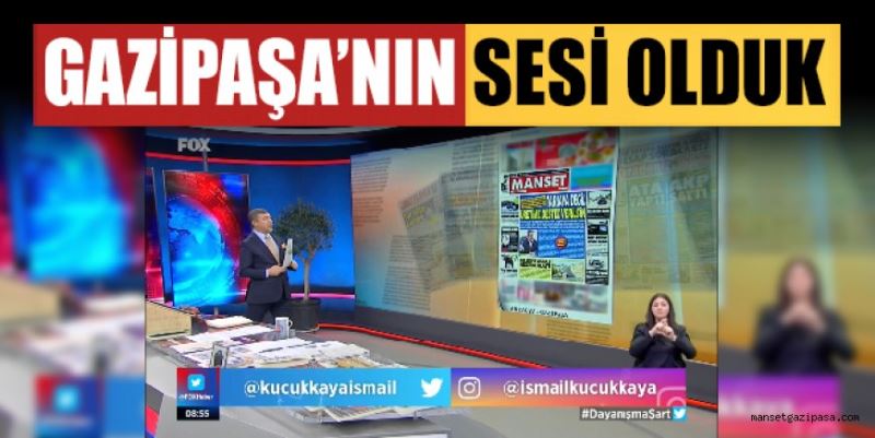 GAZİPAŞA’NIN SESİYİZ