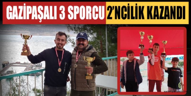 GAZİPAŞALI 3 SPORCU 2’NCİLİK KAZANDI