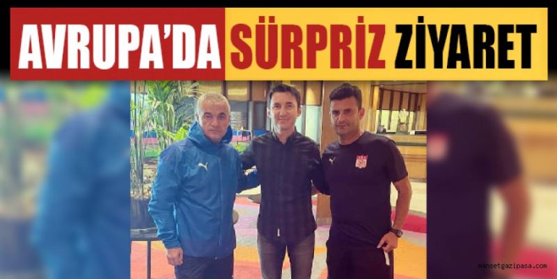 GAZİPAŞALI ANTRENÖRDEN SİVASSPOR KAFİLESİNE ZİYARET