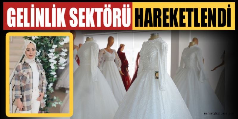 GELİNLİK SEKTÖRÜ HAREKETLENDİ