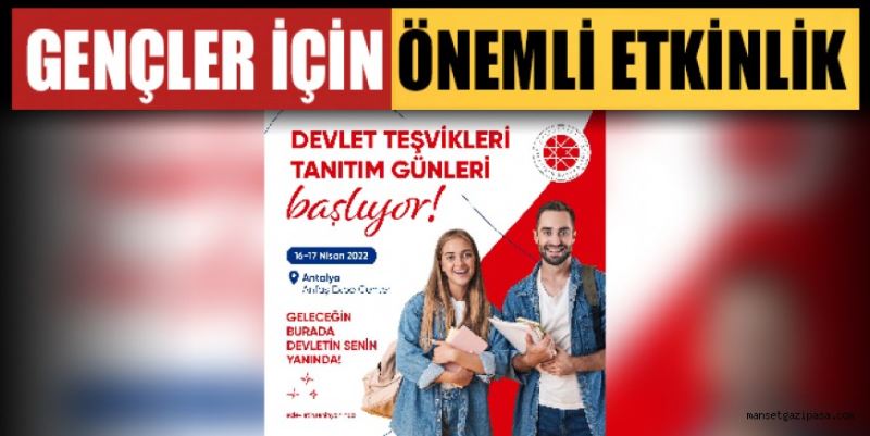 GENÇLER İÇİN ÖNEMLİ ETKİNLİK
