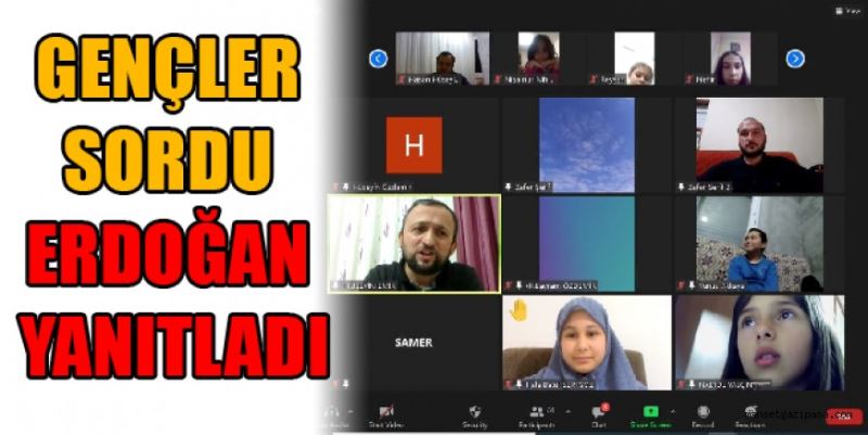 Gençler sordu Erdoğan yanıtladı