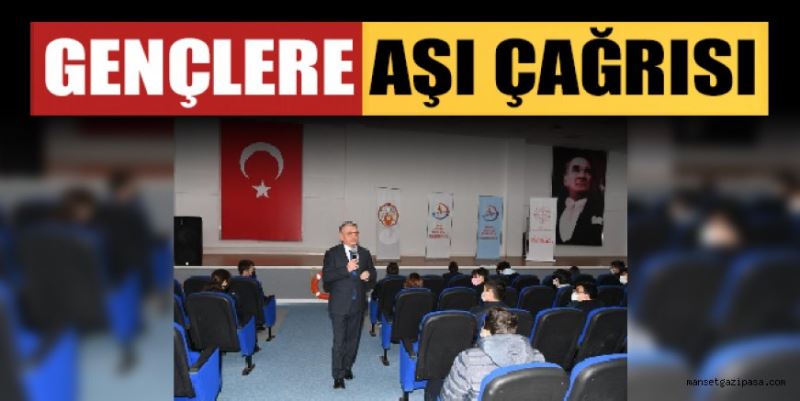 GENÇLERE AŞI ÇAĞRISI