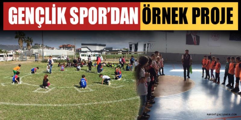 GENÇLİK SPOR’DAN ÖRNEK PROJE