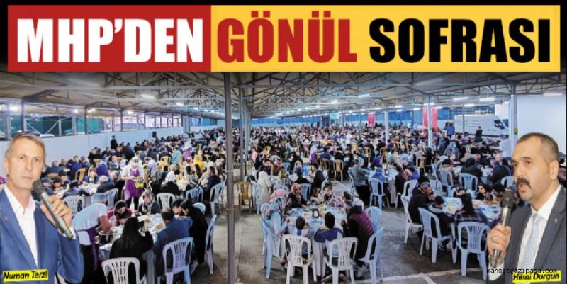 GÖNÜL SOFRASI DOLDU TAŞTI