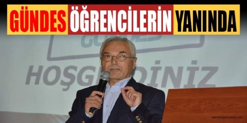 GÜNDES ÖĞRENCİLERİN YANINDA