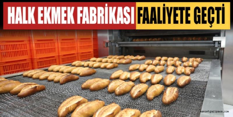 HALK EKMEK ÜRETİME GEÇTİ