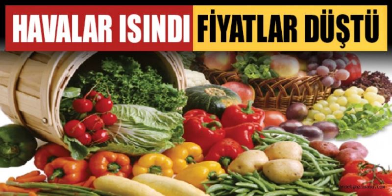 HAVALAR ISINDI FİYATLAR DÜŞTÜ