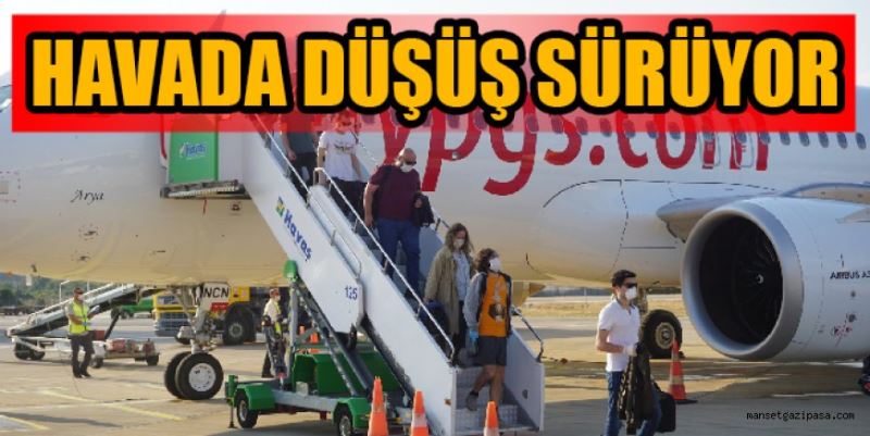 HAVALİMANINDA DÜŞÜŞ SÜRÜYOR