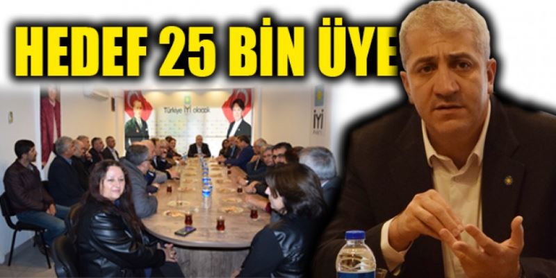 HEDEF 25 BİN ÜYE