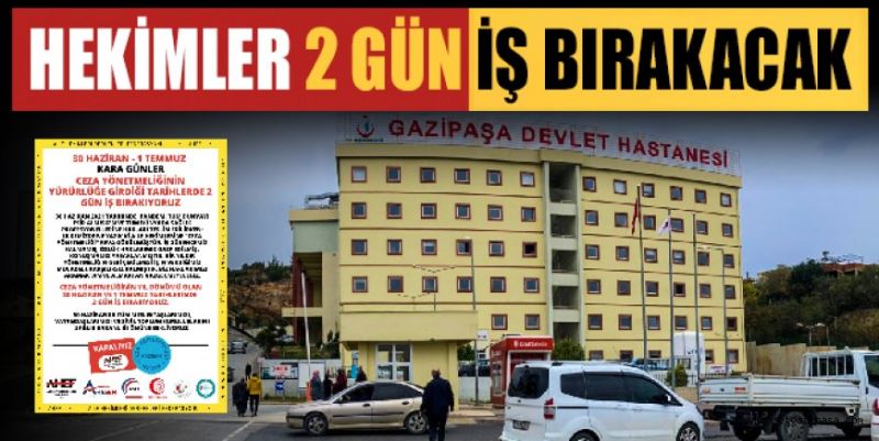 HEKİMLER İŞ BIRAKIYOR