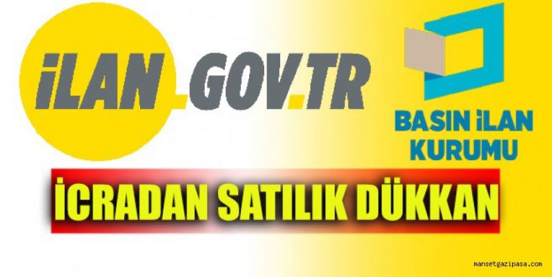 İCRADAN SATILIK DÜKKAN
