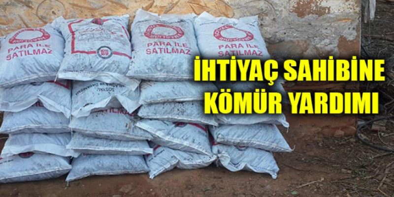 İHTİYAÇ SAHİBİNE KÖMÜR YARDIMI