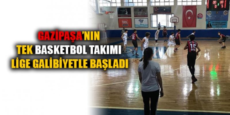 İLÇENİN TEK TAKIMI GALİBİYETLE BAŞLADI