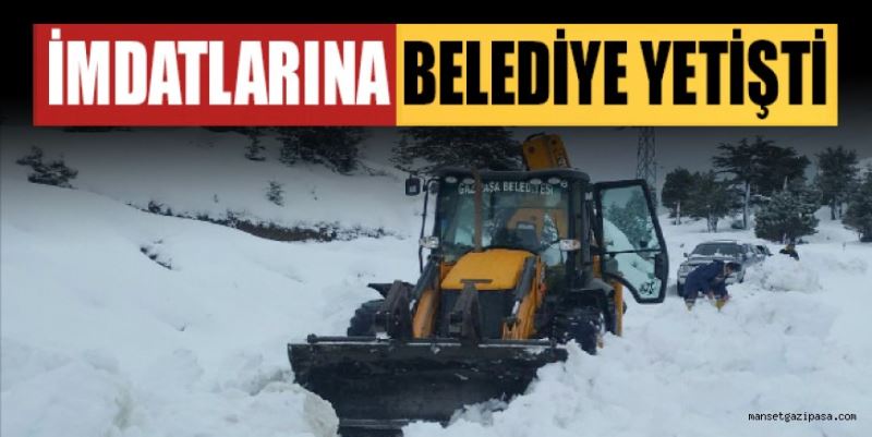 İMDATLARINA BELEDİYE YETİŞTİ